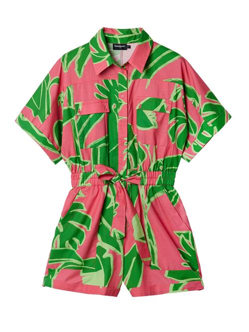 Desigual Jumpsuit 'Rous'  græsgrøn / lysegrøn / pink