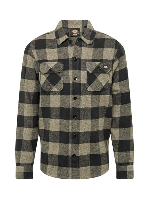 DICKIES Skjorte 'Sacramento'  greige / sort