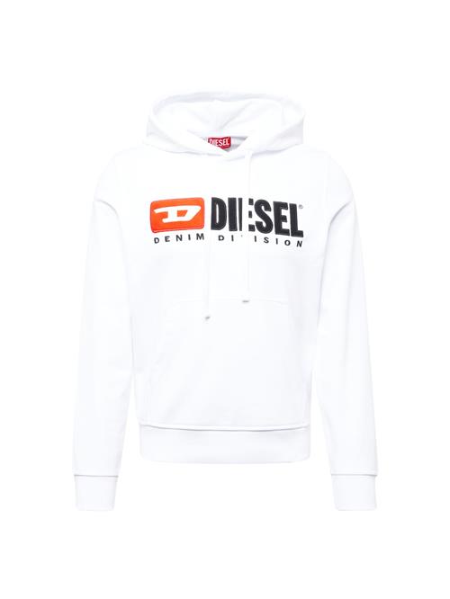 DIESEL Sweatshirt 'Ginn'  rød / sort / hvid