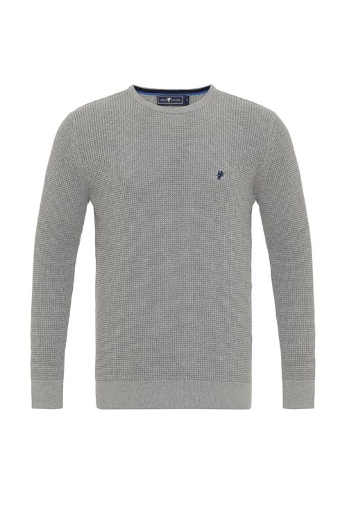 Se DENIM CULTURE Pullover 'Aljamain'  grå-meleret ved About You