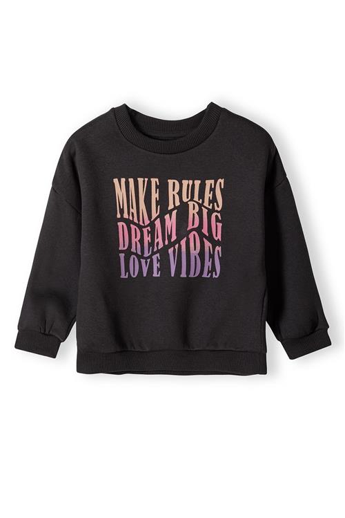 Se MINOTI Sweatshirt  beige / mørkegrå / lilla / pink ved About You