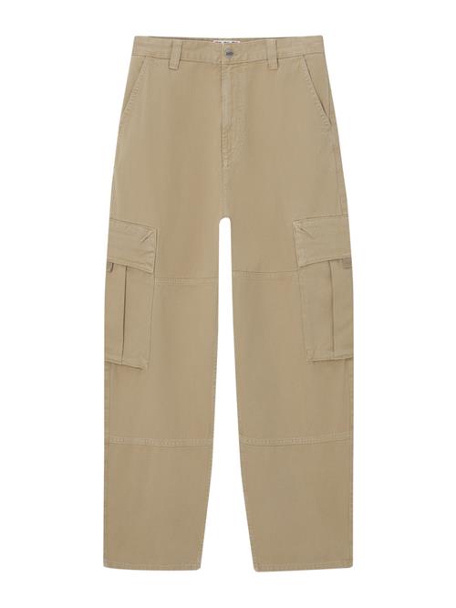 Pull&Bear Cargobukser  mørkebeige