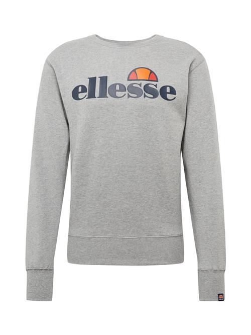 ELLESSE Sweatshirt 'Succiso'  mørkegrå / grå-meleret / orange / rød