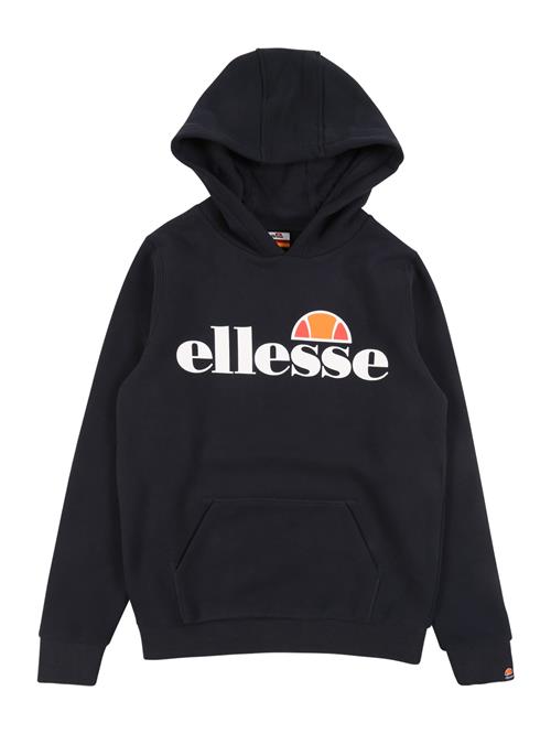 ELLESSE Sweatshirt 'Jero'  mørkeblå / orange / lys rød / hvid