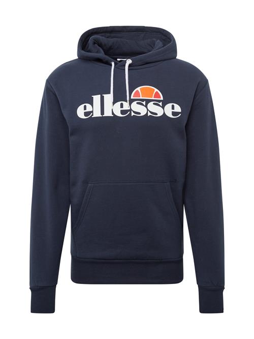 Se ELLESSE Sweatshirt 'Gottero'  mørkeblå / orange / rød / hvid ved About You