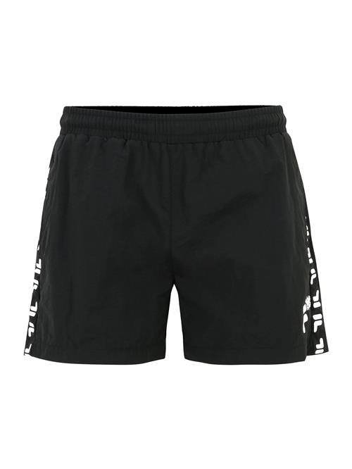 FILA Badeshorts 'Segrate'  sort / hvid