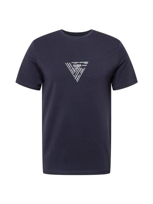 Se GUESS Bluser & t-shirts 'JIMMY'  navy / hvid ved About You