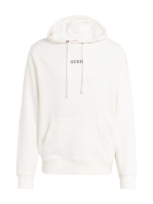 GUESS Sweatshirt 'Roy'  sort / hvid