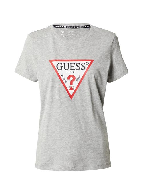 GUESS Shirts  grå / knaldrød / sort / hvid