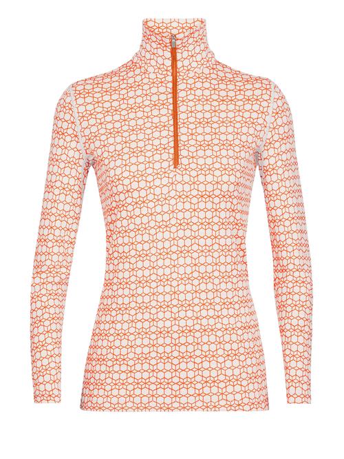 ICEBREAKER Funktionsbluse 'W 250 Vertex'  orange / hvid