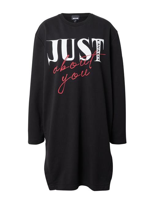 Just Cavalli Sweatshirt  mørkerød / sort / hvid