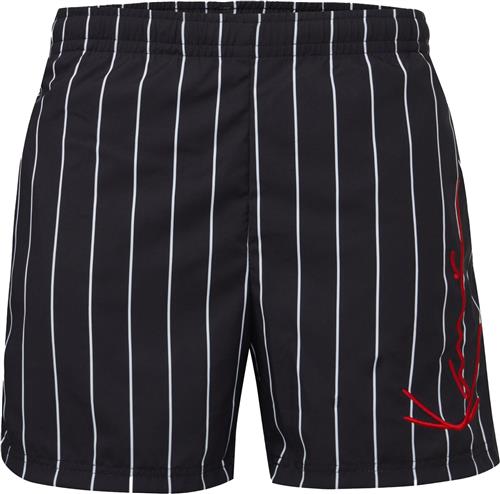 Karl Kani Badeshorts  rød / sort / hvid