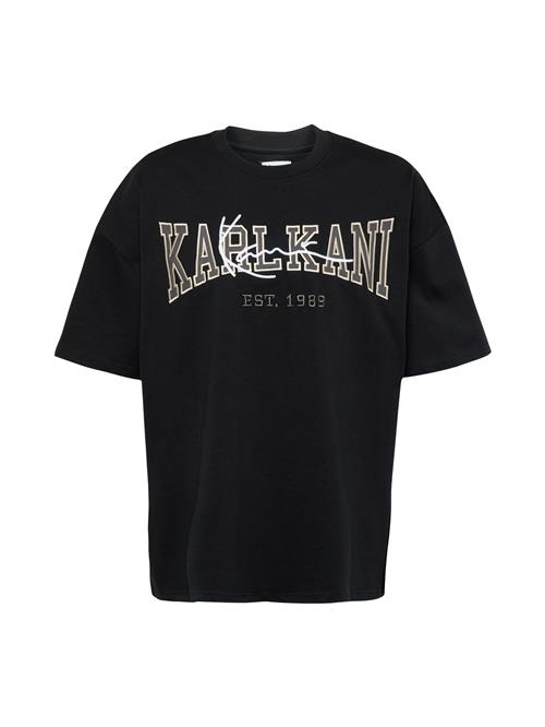 Se Karl Kani Bluser & t-shirts 'College Signature Heavy'  grå / sort / hvid ved About You