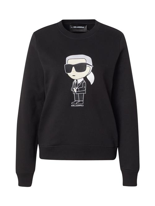 Karl Lagerfeld Sweatshirt 'Ikonik 2.0'  kit / sort / hvid