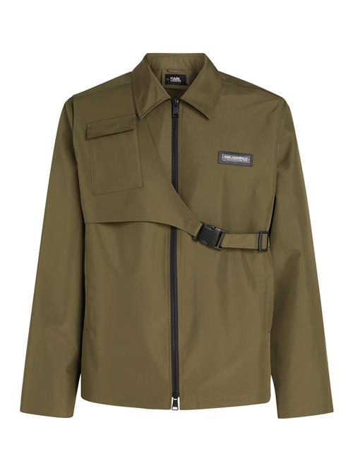 Karl Lagerfeld Overgangsjakke  khaki / sort / hvid