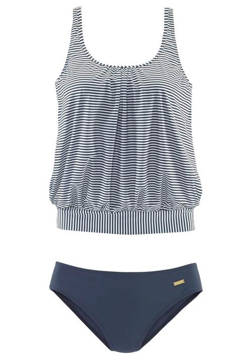 LASCANA Tankini  navy / hvid