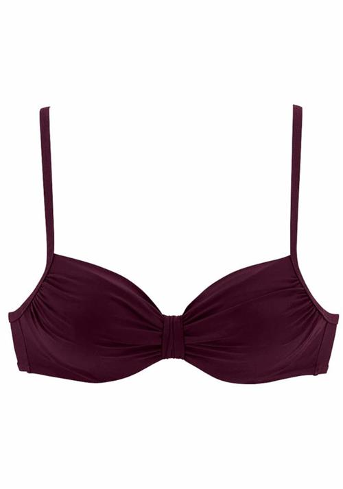 Se LASCANA Bikinioverdel 'Kati'  bordeaux ved About You