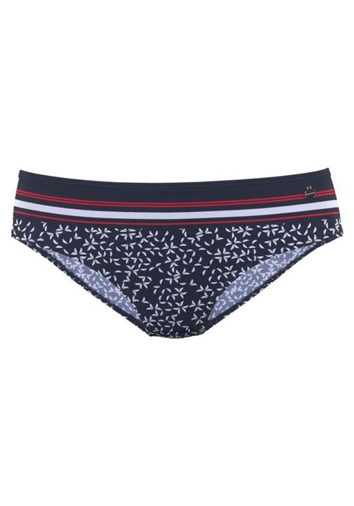 LASCANA Bikinitrusse 'Minimal'  navy / rød / hvid