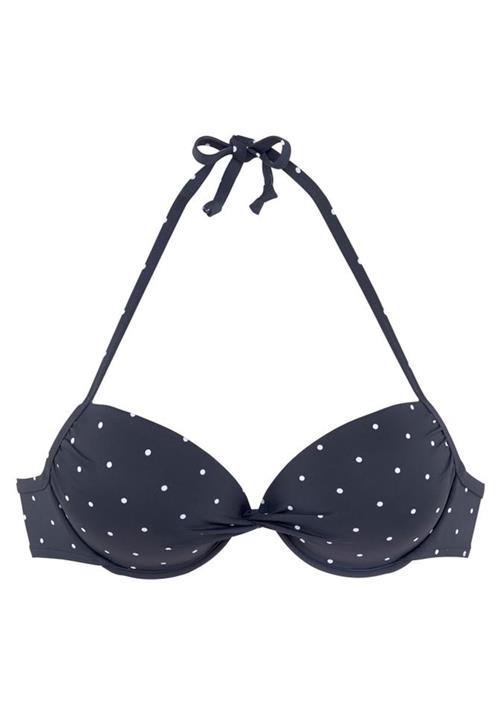 LASCANA Bikinioverdel  navy / hvid