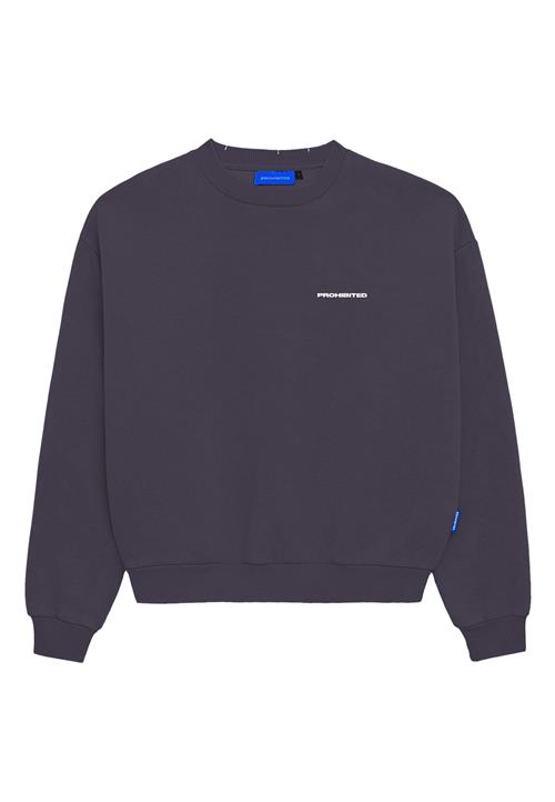 Se Prohibited Sweatshirt 'Star'  antracit / orange / hvid / offwhite ved About You