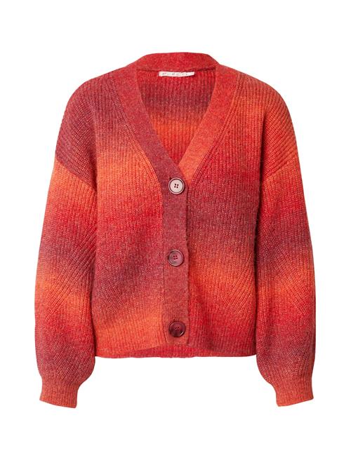 Se Esqualo Cardigan  orange / burgunder / knaldrød ved About You