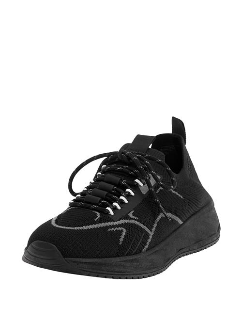 Pull&Bear Sneaker low  lysegrå / sort