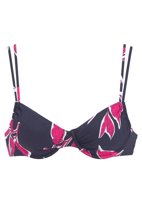 LASCANA Bikinioverdel  navy / pink / hvid