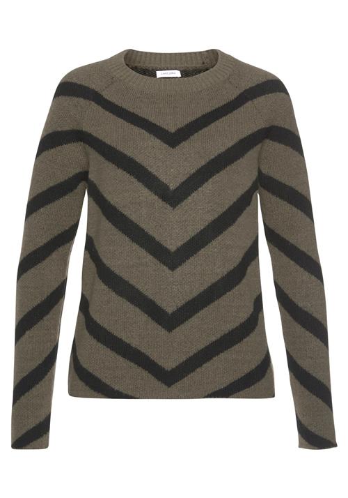 Se LASCANA Pullover  khaki / sort ved About You