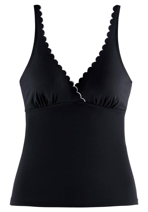 LASCANA Tankini-overdel  sort