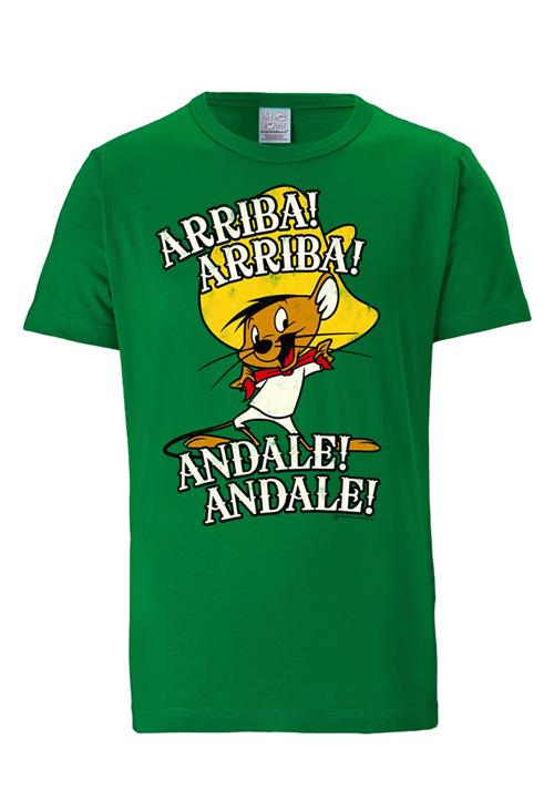 LOGOSHIRT Bluser & t-shirts 'Looney Tunes Arriba! Andale!'  lysebrun / gul / grøn / hvid