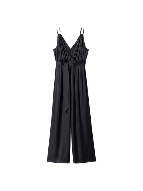 MANGO Jumpsuit 'Black'  sort