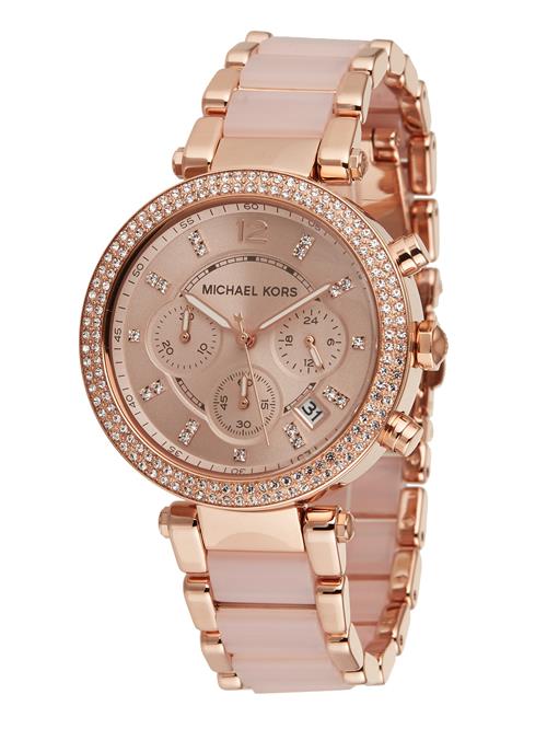 MICHAEL Michael Kors Analogt ur 'PARKER'  bronze / rosa guld