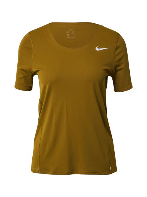 Se NIKE Funktionsbluse 'City Sleek'  oliven / hvid ved About You