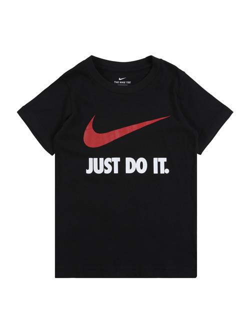 NIKE Funktionsskjorte  rød / sort / hvid