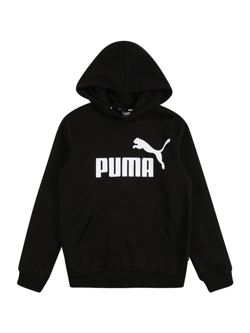 Se PUMA Sweatshirt 'Essentials'  sort / hvid ved About You