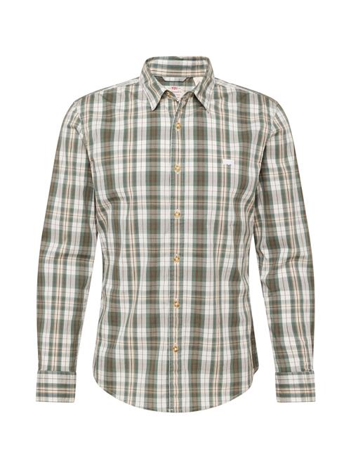 LEVI'S ® Skjorte 'LS Battery HM Shirt Slim'  marin / brun / gran / hvid