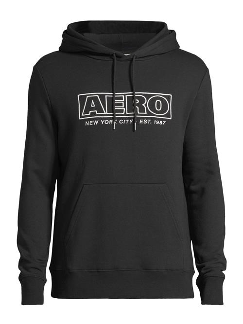 AÉROPOSTALE Sweatshirt 'HERITAGE'  sort / hvid