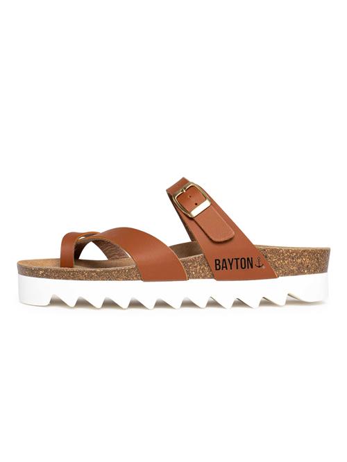 Bayton Pantoletter 'Andromac'  brun / guld / sort