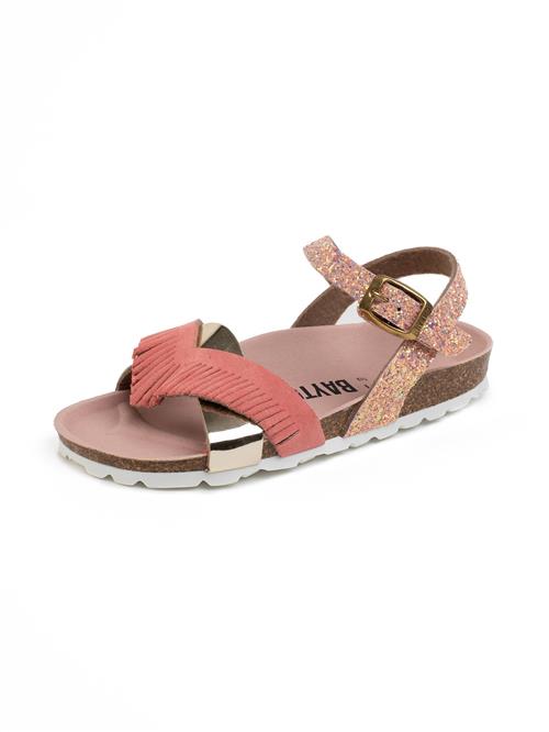 Bayton Sandaler 'Franny'  beige / guld / pink