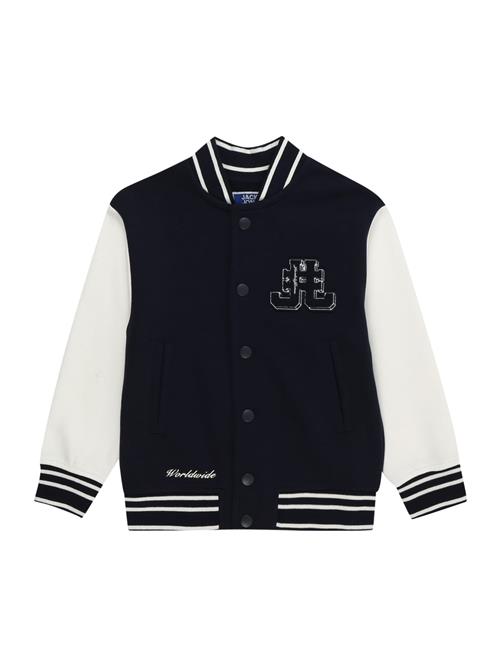 Jack & Jones Junior Overgangsjakke 'COLE'  navy / hvid