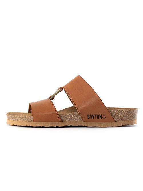 Bayton Pantoletter 'Navia'  cognac / sort