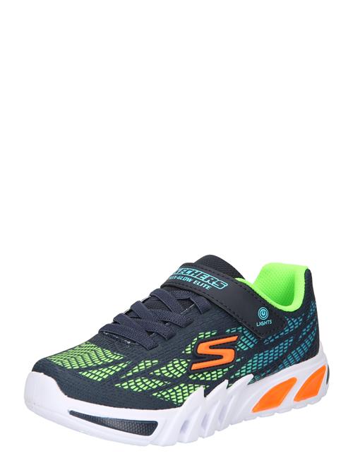 Se SKECHERS Sneakers 'Flex-Glow Elite - Vorlo'  turkis / natblå / lysegrøn / orange ved About You