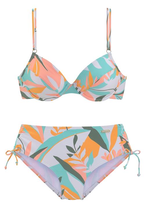 SUNSEEKER Bikini  mint / mørkegrøn / pastellilla / koral