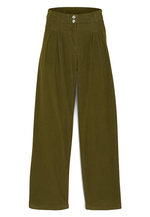 TIMBERLAND Bukser 'Needle Corduroy Wide Leg Pant'  oliven