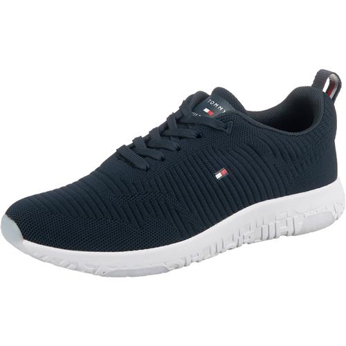 TOMMY HILFIGER Sneaker low 'Corporate'  navy / rød / hvid