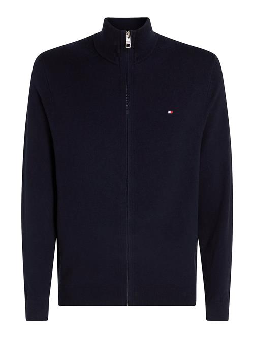 TOMMY HILFIGER Cardigan  natblå / brandrød / hvid