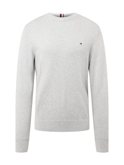 Se TOMMY HILFIGER Pullover  natblå / grå-meleret / rød / hvid ved About You