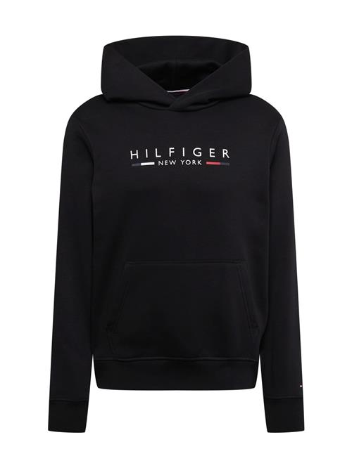 Se TOMMY HILFIGER Sweatshirt 'NEW YORK'  navy / rød / sort / hvid ved About You