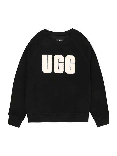 Se UGG Sweatshirt 'Madeline'  sort / hvid ved About You