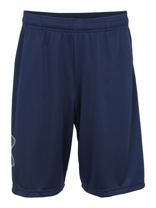 UNDER ARMOUR Sportsbukser 'Tech'  navy / hvid